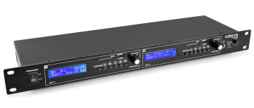 Vonyx VX2USB MK2 Dvojitý multimediální přehrávač USB/SD/BT