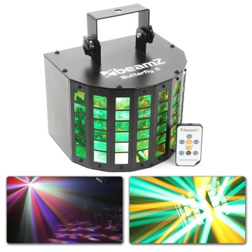 BeamZ LED Butterfly II LED MINI DERBY