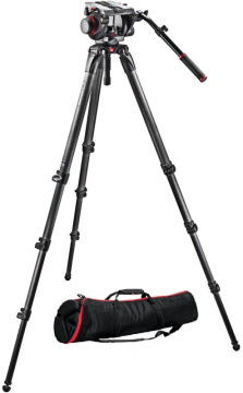 Manfrotto 509 Fluid Video Head & 536 CF Single Leg