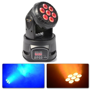 BeamZ LED MHL74 Mini otočná hlava wash 7X 10W 4-IN-1 LED