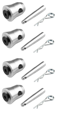 BeamZ Professional P30 Set of 4 half cone connectors
