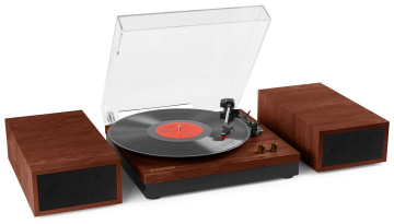 Fenton RP165C Record Player Set Cherry