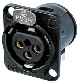 Neutrik NC3FD-H-B