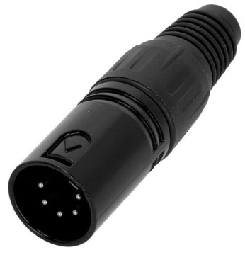 Adam Hall Connectors 4 STAR C XM5 BLK