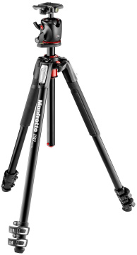 Manfrotto 190 Aluminium 3-Section Tripod And MHXPRO-BHQ2