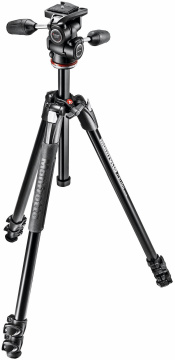Manfrotto 290 Xtra Aluminium 3-Section Tripod With MH804-3W