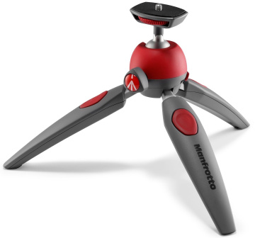 Manfrotto PIXI EVO stativ mini, 2 sekce - červený