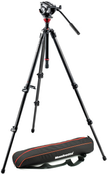 Manfrotto 500 Fluid Video Head & 755CX3 CF Single
