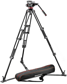 Manfrotto 502 Fluid Video Head & 546GB Alu Twin Leg