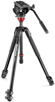 Manfrotto 500 Fluid Video Head Flat Base With 190X Video