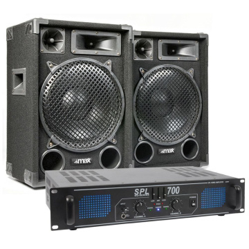 Max Complete 700W 12 Set reproboxů a zesilovače