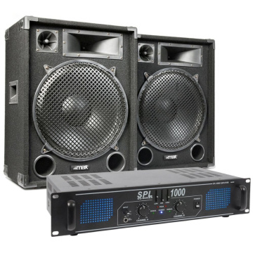 Max Complete 1000W 15 Set reproboxů se zesilovačem