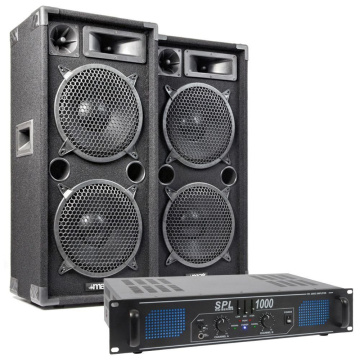 Max Complete 1000W 210 Set reproboxů se zesilovačem