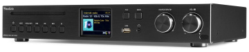 Audizio Brescia Internetové rádio s DAB+, CD přehrávačem a vestavěným zesilovačem, černé