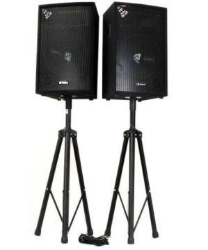 Vonyx SL12 1200W Set reproboxů se stojany a kabely