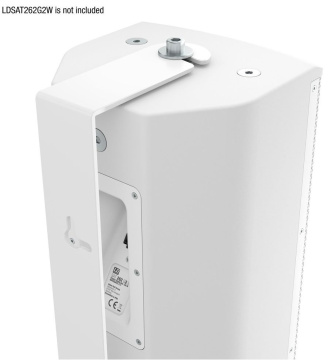LD Systems SAT 262 G2 WMB W Otočný nástěnný držák bílá barva