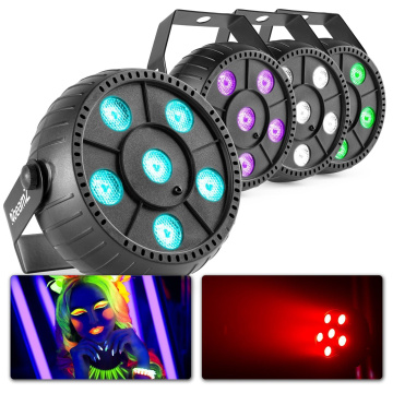 BeamZ PLP Sada diskotékových světel na baterie - 2x RGB spot + stroboskop + blacklight