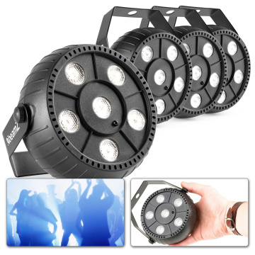 BeamZ PLP12 sada 4 LED stroboskopů s vestavěnou baterií a 6x 1W LED