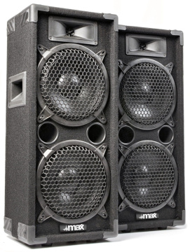 Max 28 1600W Disco Speaker Set 2x 8