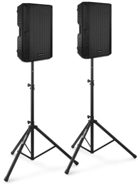 Vonyx VSA150S Sada aktivních reproduktorů s BT a stojany - 1000W