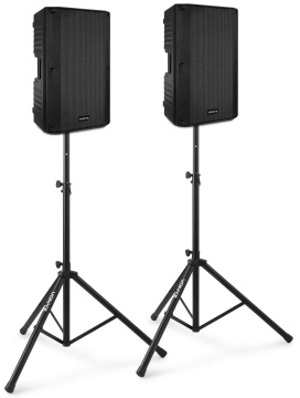 Vonyx VSA120S Sada aktivních reproduktorů s BT a stojany - 800W