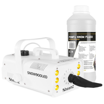 BeamZ SNOW900LED Set výrobníku sněhu s náplní 1L