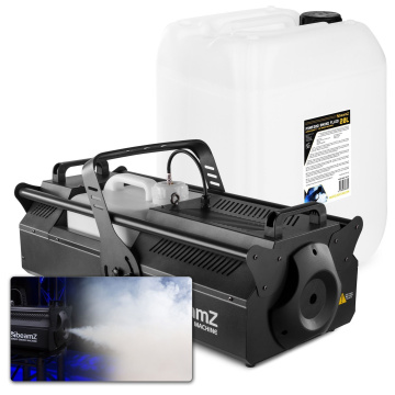 BeamZ S3500 Set výrobníku mlhy s ultra koncentrovanou náplní 20L