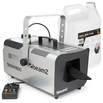 BeamZ SNOW1800 Set výrobníku sněhu s náplní 5L