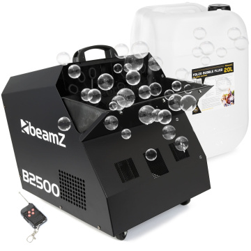 BeamZ B2500 Set výrobníku bublin s náplní 20L