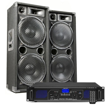Max 212 DJ Set reproboxů se zesilovačem s Bluetooth 2800W