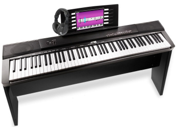 Max KB6W Digitální piano s nábytkovým stojanem a sluchátky