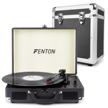 Fenton RP115C Set gramofonu s Bluetooth a kufrem na desky