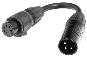 ADJ DMX 3-pin M to 5-pin F IP65