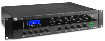 Power Dynamics PDW500MP3 PA Mixážní zesilovač 500W/100V 6 zón