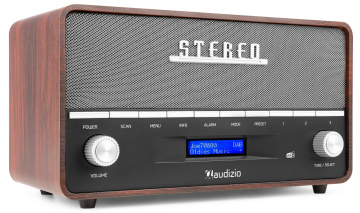 Audizio Corno Retro DAB+ Radio Šedá barva