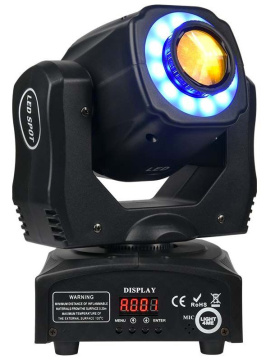 LIGHT4ME Mini Spot 60 Ring LED Pohyblivá hlava