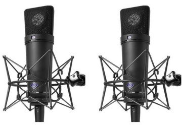 Neumann U 87 Ai mt Stereo Set Černá