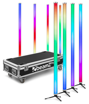 BeamZ Professional Kratos LED Tube Set 8ks v přepravním kufru