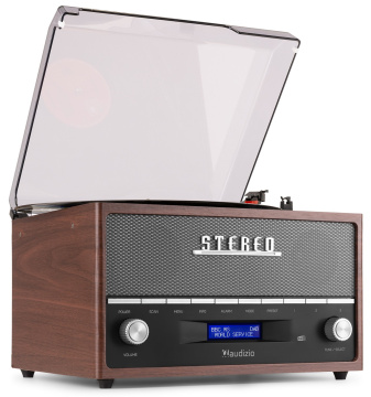 Audizio Frisco Retro Record Player DAB+ Radio