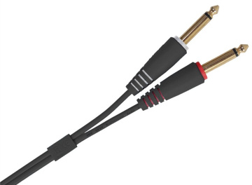 UDG Ultimate Audio Cable Set 1/4'' Jack - 1/4'' Jack Black Straight 3m