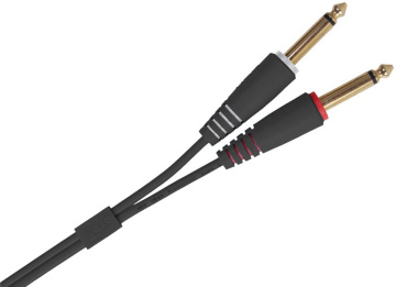 UDG Ultimate Audio Cable Set 1/4'' Jack - 1/4'' Jack Black Straight 1,5m