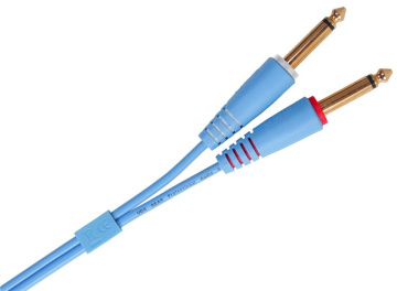 UDG Ultimate Audio Cable Set 1/4'' Jack - 1/4'' Jack Blue Straight 1,5m