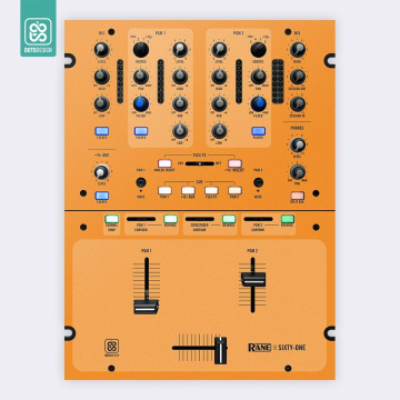 Doto Design Skin Sixty-One 61 FULL COLORS Sunset Orange