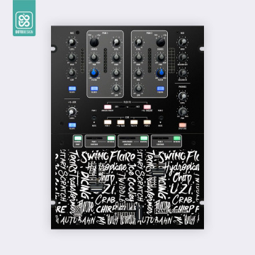 Doto Design Skin Sixty-One 61 SCRATCH STYLE Black