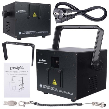 Evolights Laser Pro RGB 3W Animation V2