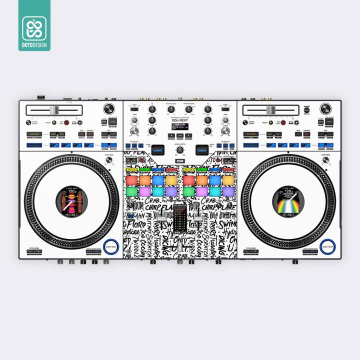 Doto Design Skin DDJ-REV7 SCRATCH STYLE White