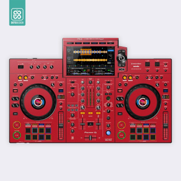 Doto Design Skin XDJ-RX3 FULL COLORS Aurora Red