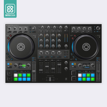 Doto Design Skin Kontrol S4 MK3 DAY & NIGHT Black