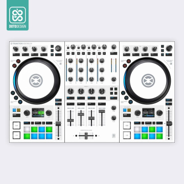 Doto Design Skin Kontrol S4 MK3 DAY & NIGHT White