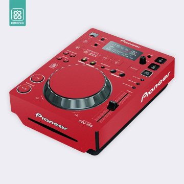 Doto Design Skin CDJ-350 FULL COLORS Aurora Red